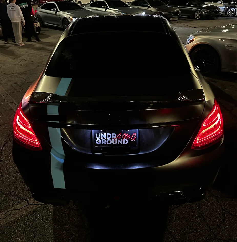 UA plate shown on a vehicle