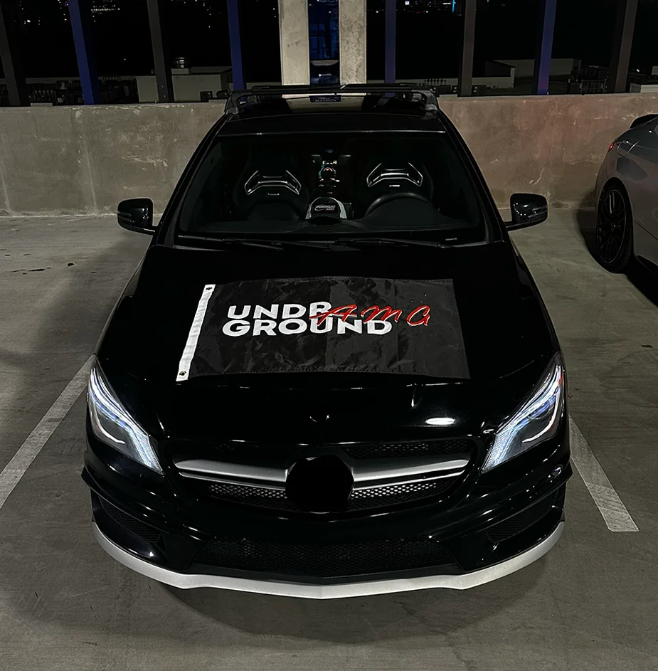 UA flag displayed with a CLA 45 build